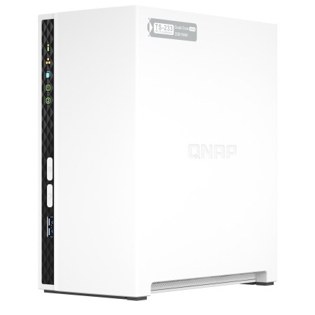 QNAP TS-233 serwer danych NAS Mini Tower ARM Cortex-A55 2 GB QNAP QTS Biały