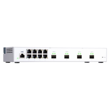 QNAP QSW-M408S łącza sieciowe Zarządzany L2 Gigabit Ethernet (10/100/1000) Biały