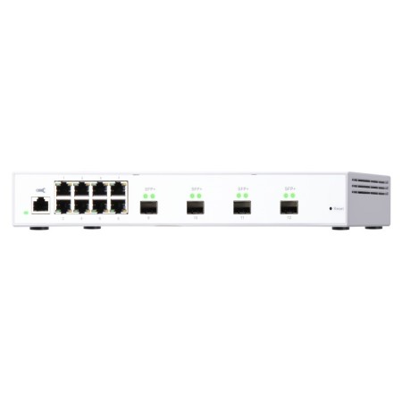 QNAP QSW-M408S łącza sieciowe Zarządzany L2 Gigabit Ethernet (10/100/1000) Biały