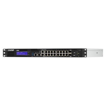 QNAP QGD-1602-C3758-16G łącza sieciowe Zarządzany L2 2.5G Ethernet (100/1000/2500) Czarny, Szary