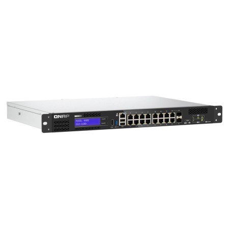 QNAP QGD-1600 Zarządzany Gigabit Ethernet (10/100/1000) 1U Czarny, Szary