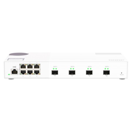 QNAP QSW-M2106-4S łącza sieciowe Zarządzany L2 2.5G Ethernet (100/1000/2500) Biały