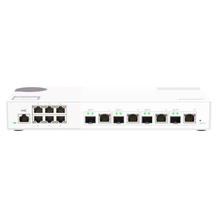 QNAP QSW-M2106-4C łącza sieciowe Zarządzany L2 2.5G Ethernet (100/1000/2500) Biały