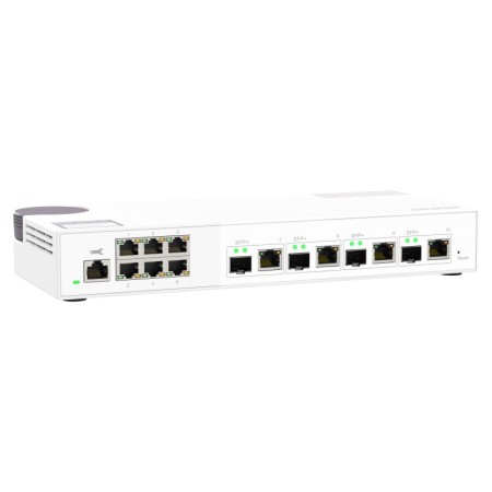 QNAP QSW-M2106-4C łącza sieciowe Zarządzany L2 2.5G Ethernet (100/1000/2500) Biały