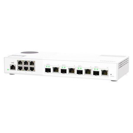 QNAP QSW-M2106-4C łącza sieciowe Zarządzany L2 2.5G Ethernet (100/1000/2500) Biały