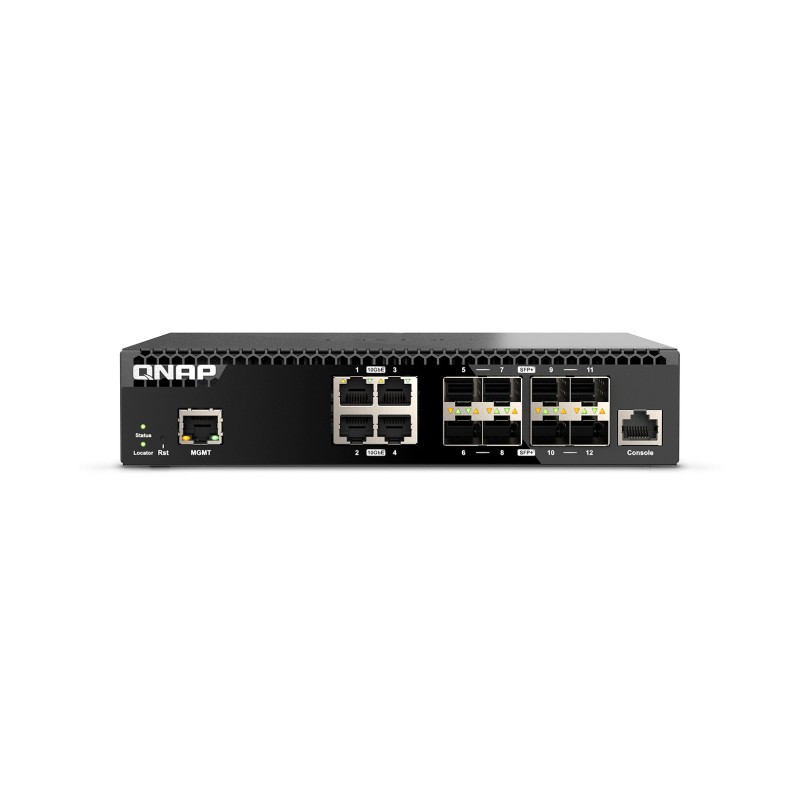 QNAP QSW-M3212R-8S4T łącza sieciowe Zarządzany 10G Ethernet (100/1000/10000) 1U