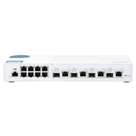 QNAP QSW-M408-4C łącza sieciowe Zarządzany L2 Gigabit Ethernet (10/100/1000) Biały