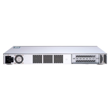 QNAP QGD-1600P Zarządzany Gigabit Ethernet (10/100/1000) Obsługa PoE 1U Czarny, Szary