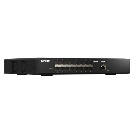 QNAP QSW-M5216-1T łącza sieciowe Zarządzany L2 Czarny