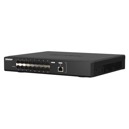 QNAP QSW-M5216-1T łącza sieciowe Zarządzany L2 Czarny